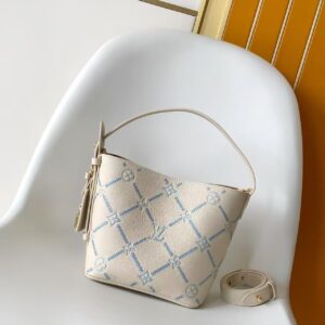 Louis Vuitton All In BB Handbag M29810 White Embroidered