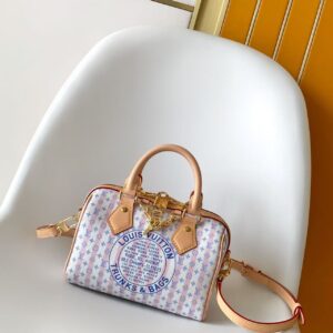 Louis Vuitton Speedy Bandoulière 20 Stamp Monogram Canvas Crossbody Bag