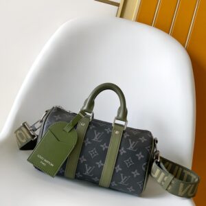 Louis Vuitton Keepall Bandouliere 25 Travel Bag in Monogram Surfin Canvas