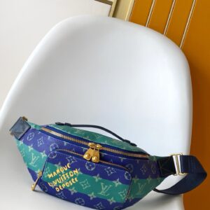 Louis Vuitton Rush Belt Bag in Green Monogram Canvas