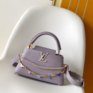 Louis Vuitton Capucines BB Flowergram Taurillon Leather Handbag