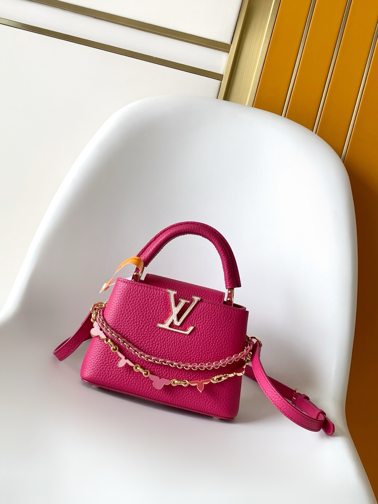 Capucines BB Flowergram Handbag
