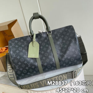 Keepall Bandoulière 45 Travel Bag in Monogram Eclipse Canvas