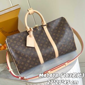 Louis Vuitton Keepall Bandoulière 45 Travel Bag – Monogram Eclipse