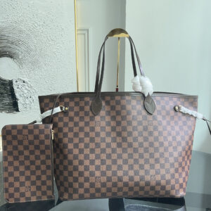 Louis Vuitton Neverfull Large Tote in Damier Azur Canvas