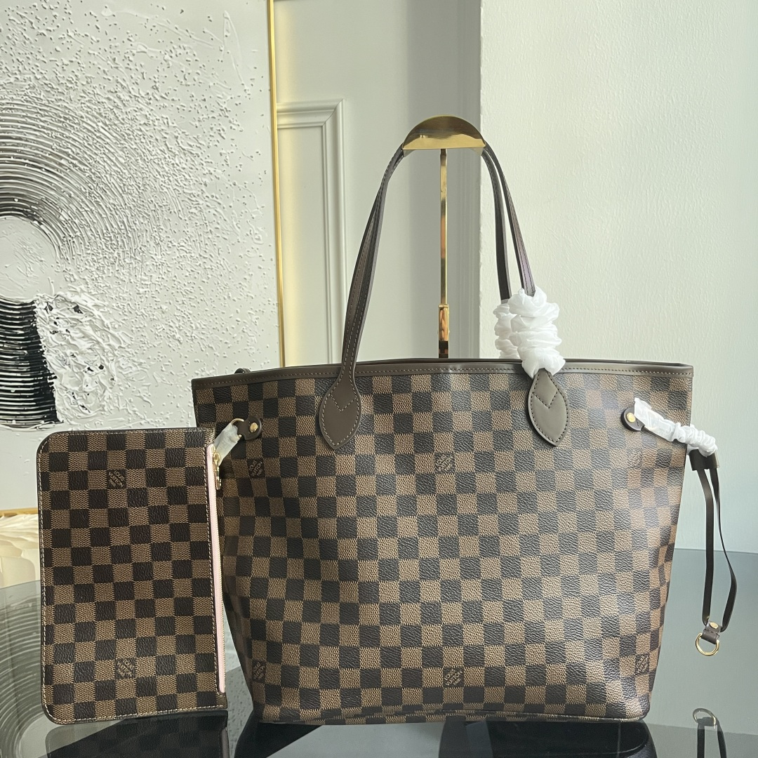 Louis Vuitton Neverfull MM Tote Bag M41603 - Damier Ebene