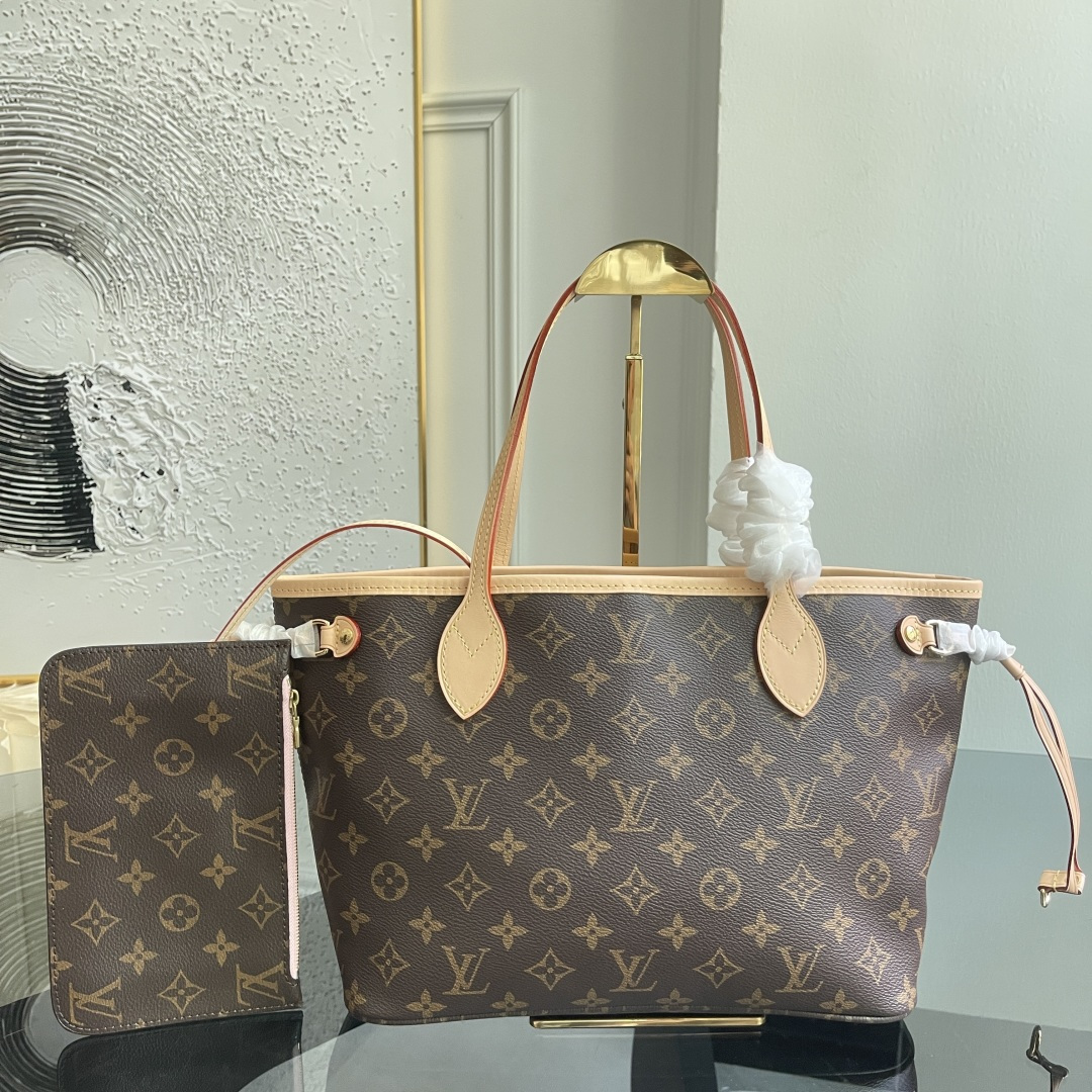 Neverfull PM Tote Bag in Damier Ebene Canvas