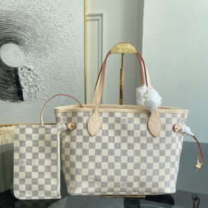 Neverfull Small Tote Bag in Damier Ebene