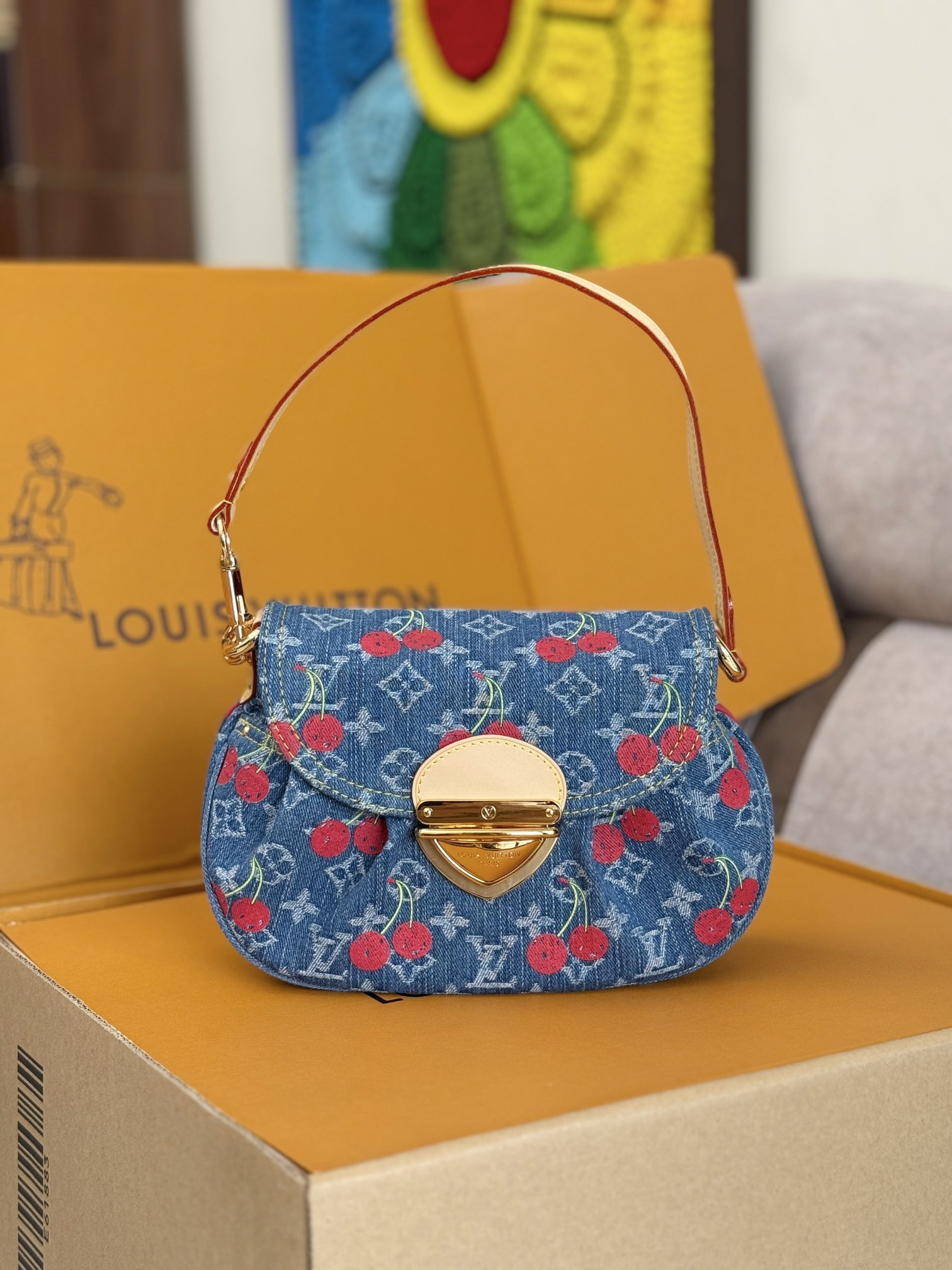 Louis Vuitton Monogram Cherry Sunset Shoulder Bag