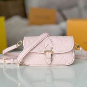 Louis Vuitton Nano Diane Handbag in Monogram Empreinte Leather