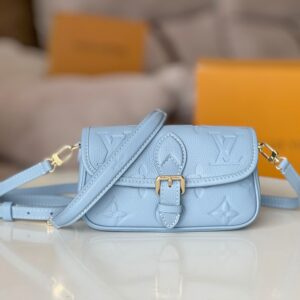 Louis Vuitton Nano Diane Monogram Empreinte Leather Shoulder Bag