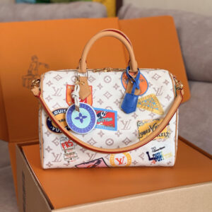 Louis Vuitton Speedy Soft 30 Handbag in Monogram Dune