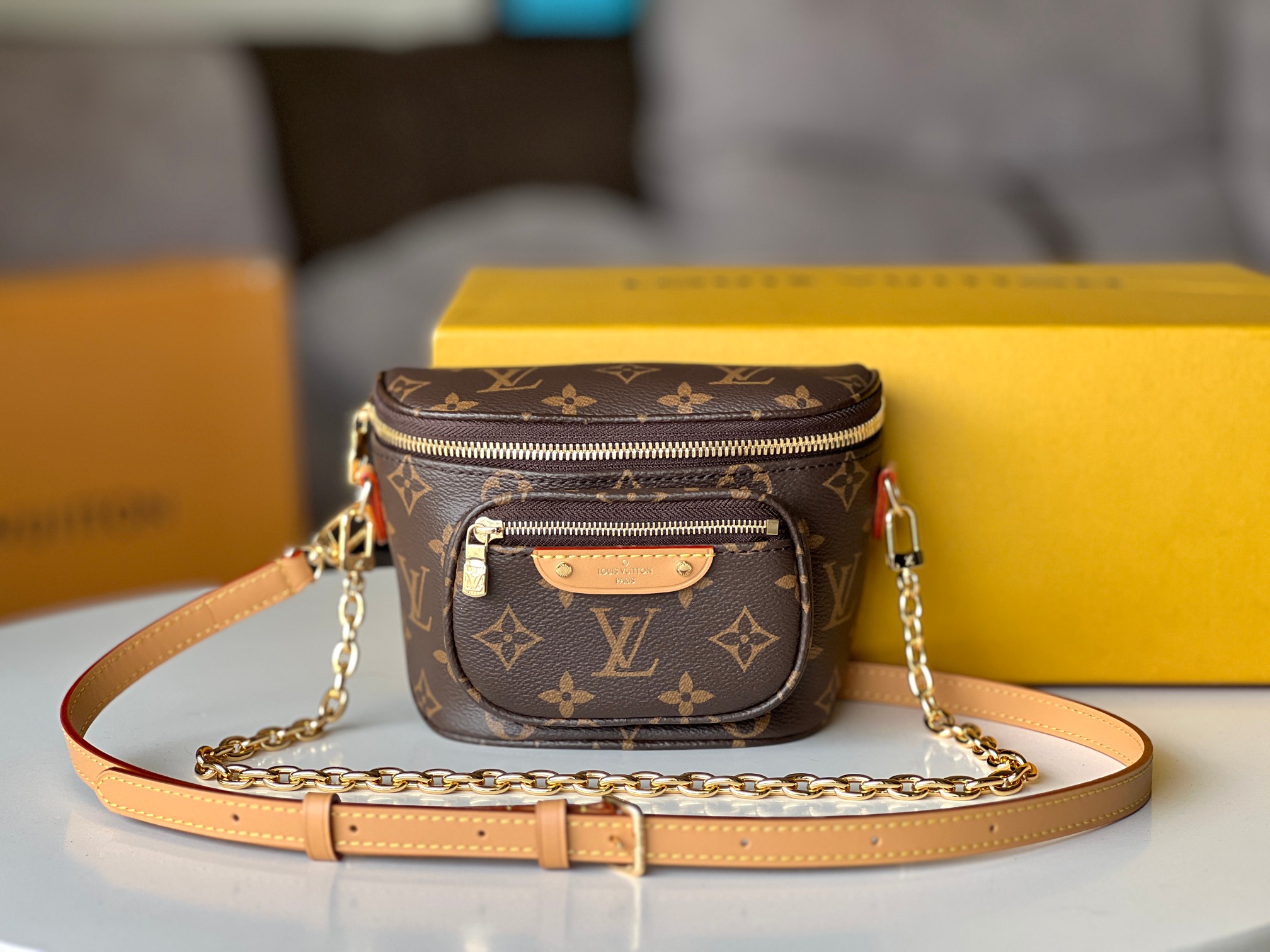 Louis Vuitton Mini Bumbag M82335 in Monogram Empreinte Leather