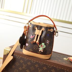 Louis Vuitton Nano Noe Snow Show Monogram Canvas Bag M12221