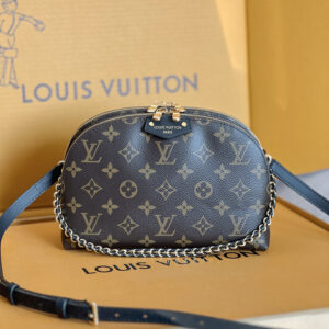 Louis Vuitton Alma Handbag with Woven Chain