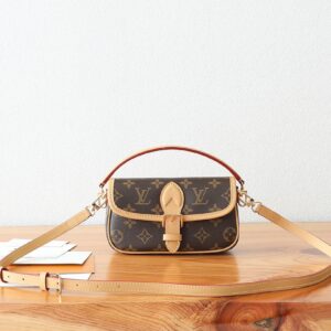 Louis Vuitton Nano Diane Monogram Canvas and Leather Bag