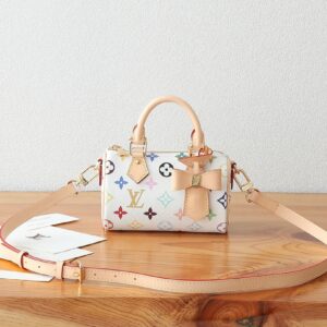Louis Vuitton Nano Speedy Handbag in Monogram Coated Canvas