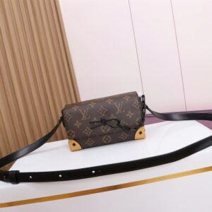 Louis Vuitton Steamer Mini Handbag in Monogram Eclipse Canvas, M82534