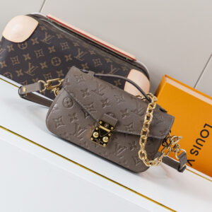 Louis Vuitton Pochette Métis East West Crossbody Bag in Monogram Empreinte Leather