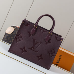 Louis Vuitton OnTheGo Medium Handbag in Monogram Empreinte Leather