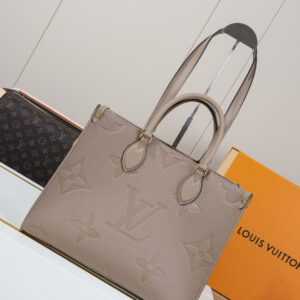Louis Vuitton OnTheGo Medium Tote Bag in Monogram Empreinte Leather