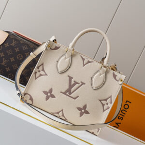 Louis Vuitton OnTheGo Small Tote Bag in Monogram Empreinte Leather