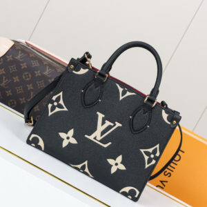Louis Vuitton OnTheGo Small Tote Bag in Monogram Empreinte Leather