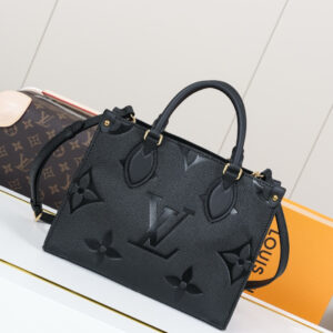 Louis Vuitton Onthego Small Tote Bag in Monogram Empreinte Leather