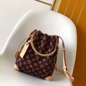 Louis Vuitton Noé Handbag in Monogram Reverse Canvas
