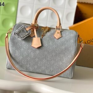 Speedy Soft 30 Handbag in Monogram Denim