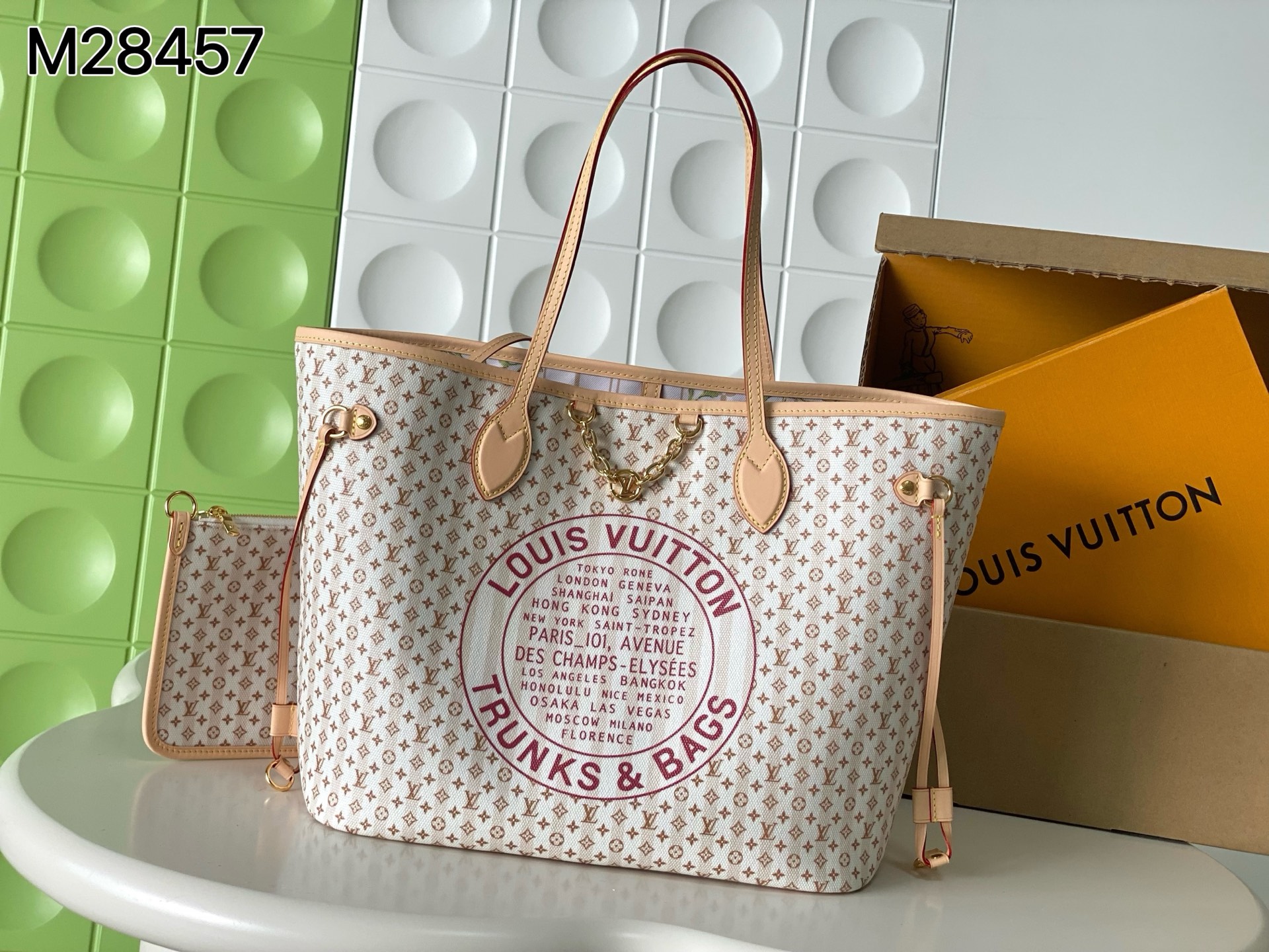Louis Vuitton LV Stamp Neverfull MM Tote Bag M29483