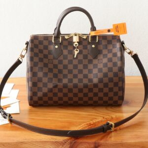Speedy Bandoulière 30 Handbag in Damier Ebene Canvas