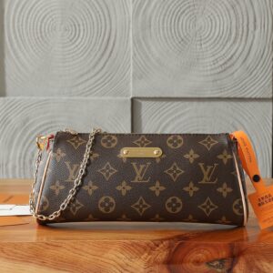 Louis Vuitton Pochette Eva Monogram Canvas Clutch Bag
