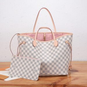Louis Vuitton Neverfull MM Tote Bag – Damier Azur