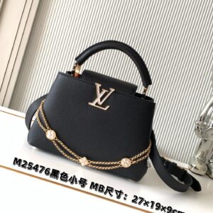 Louis Vuitton Capucines BB Handbag in Taurillon Leather