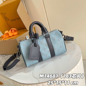 Louis Vuitton Keepall Bandoulière 25 Travel Bag in Monogram Surfin Canvas