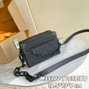 Louis Vuitton Soft Trunk Mini Crossbody Bag in Taurillon Leather
