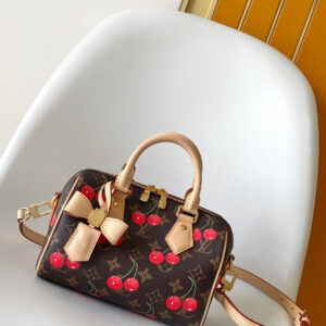 Louis Vuitton Speedy Bandoulière Handbag – LV x Takashi Murakami Cherry Monogram