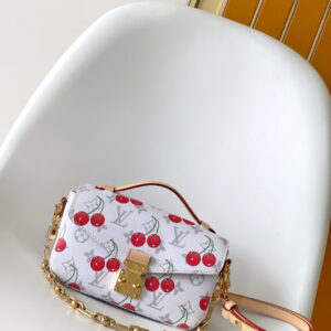 Louis Vuitton Pochette Métis East West Handbag in Monogram Cherry