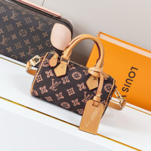 Louis Vuitton Nano Speedy Monogram Handbag