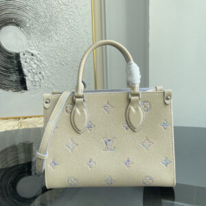 Louis Vuitton OnTheGo Small Handbag in Monogram Empreinte Leather