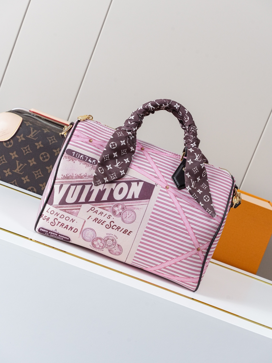 Louis Vuitton Speedy Soft 30 Monogram Textile Handbag