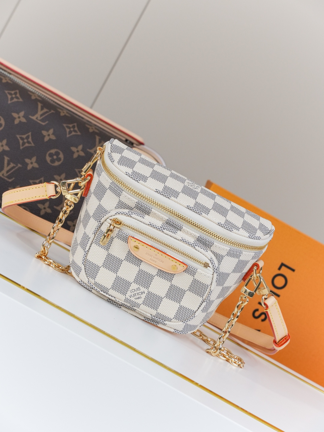 Louis Vuitton Mini Bumbag M00130 White Monogram