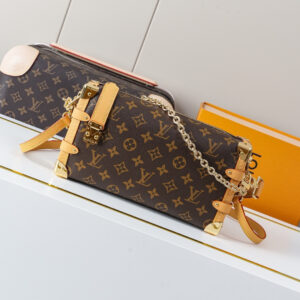 Louis Vuitton Side Trunk East West Monogram Handbag