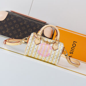 Louis Vuitton Nano Speedy Stamp Series Handbag