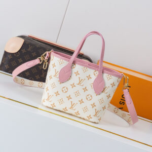 Louis Vuitton Neverfull Inside Out BB Handbag in Monogram Canvas and Leather