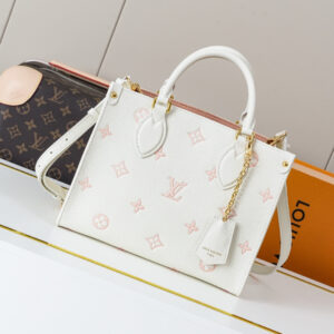 Louis Vuitton OnTheGo Small Tote Bag in Monogram Empreinte Leather