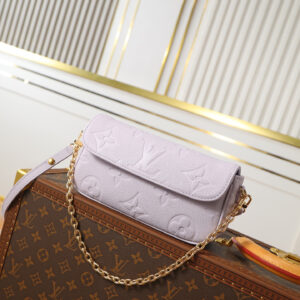 Louis Vuitton Wallet On Chain Ivy M25714 Misty Purple