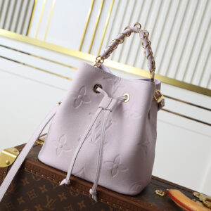 Louis Vuitton Néonoé BB Shoulder Bag in Dream Purple Monogram Empreinte Leather