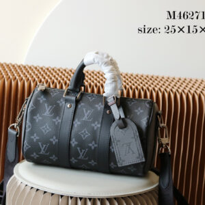 Louis Vuitton Keepall 25 Monogram Eclipse Reverse Bag
